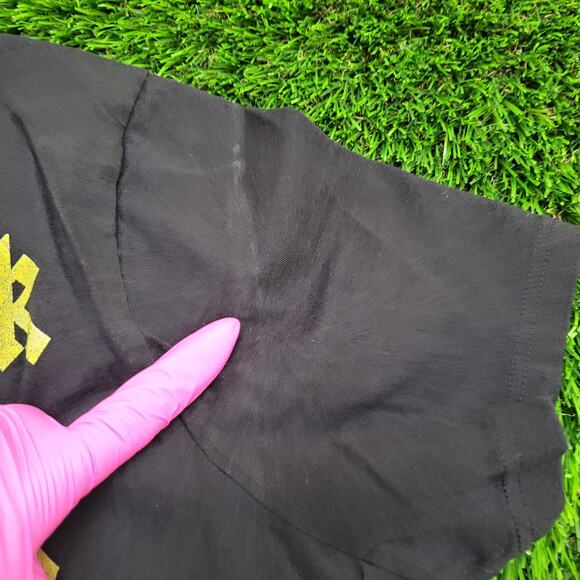 ACDC Shirt Womens XL 21x27 Back-In-Black - Picture 12 of 14